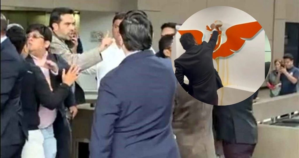Diputado del PRI agrede a Álvarez Máynez por crisis en Jalisco