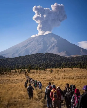 Celebra Santiago Xalitzintla el primer "Don Goyo Fest" en honor al volcán Popocatépetl