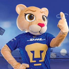 Pumas presenta a "Goya", su primera mascota del equipo femenil