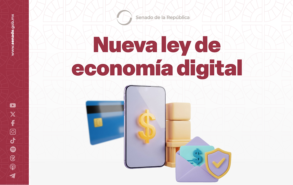 Senado aprueba la Ley de Economía Digital