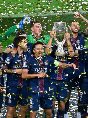 PSG revalida su corona europea: doblete de Supercopas.