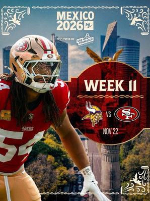 ¡Regresa la NFL a México! 49ers vs Vikings en el Azteca.
