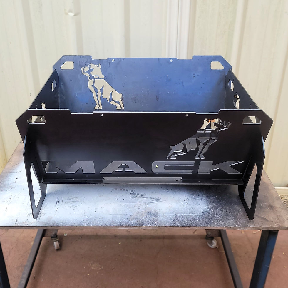 Thumbnail: Australian made Mack Trucks inspired flatpack fire pit