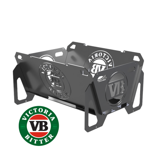 Flatpack Fire Pit VICTORIA BITTER (VB) Upper Cut Designs Base X