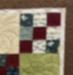9 Patch longarm quilting detail