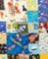I Spy longarm quilting detail