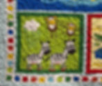 Noah's Ark longarm quilting detail