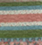 Strip Quilt longarm quilting detail