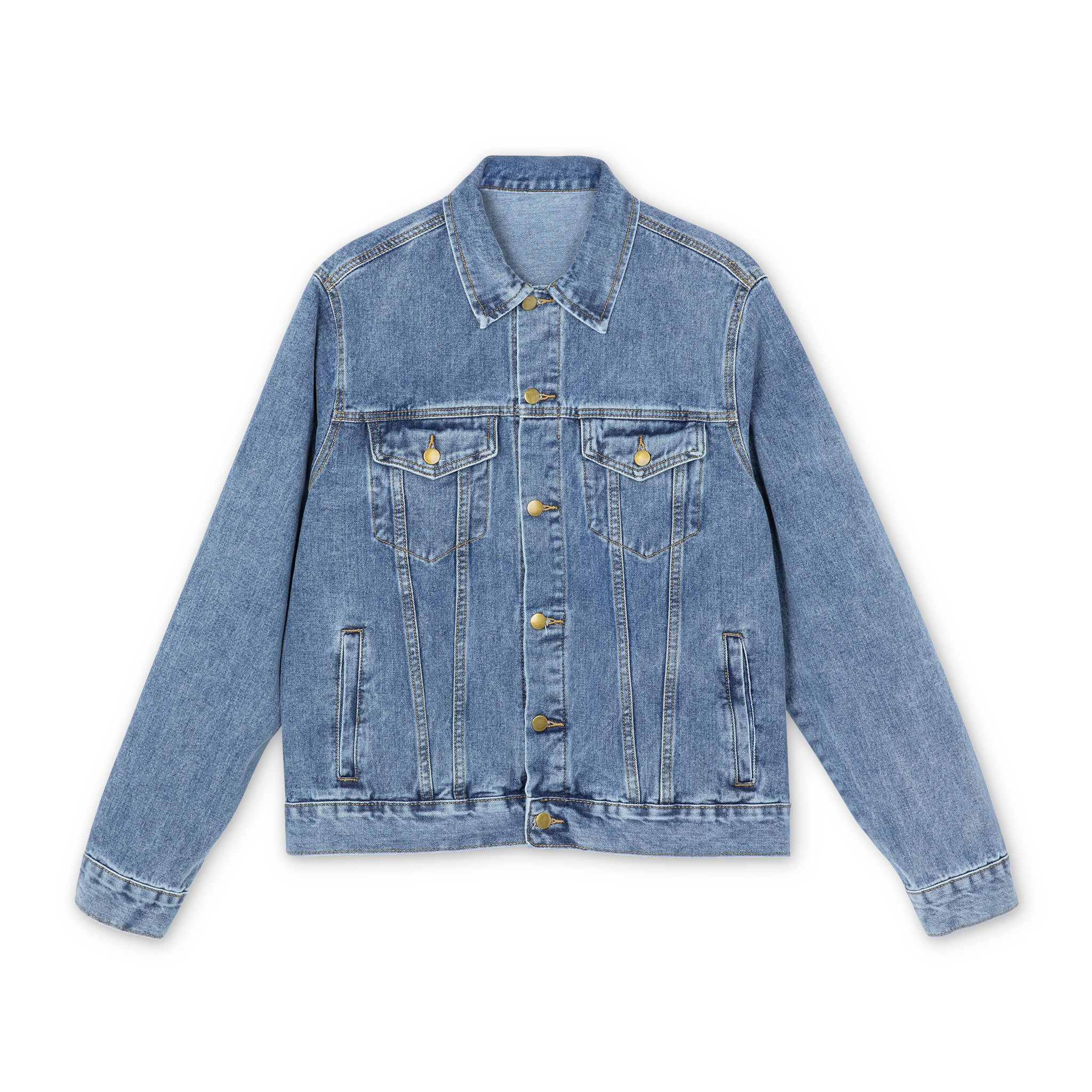 Me & God - ENOUGH — Back Print Unisex Denim Jacket