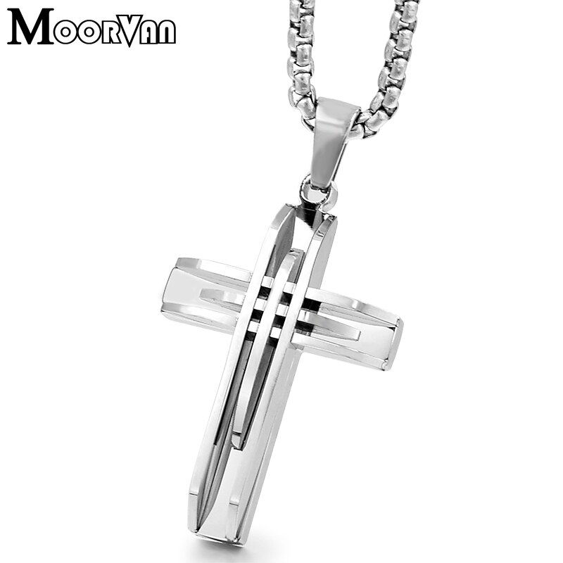 Moorvan Geometric Cross Necklace