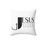 Thumbnail: JUST JESUS - Spun Polyester Square Pillow