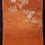 Thumbnail: Vintage Hand Dyed Silk Scarf: Japanese Kimono Obiage Terra Cotta Ombre H1912