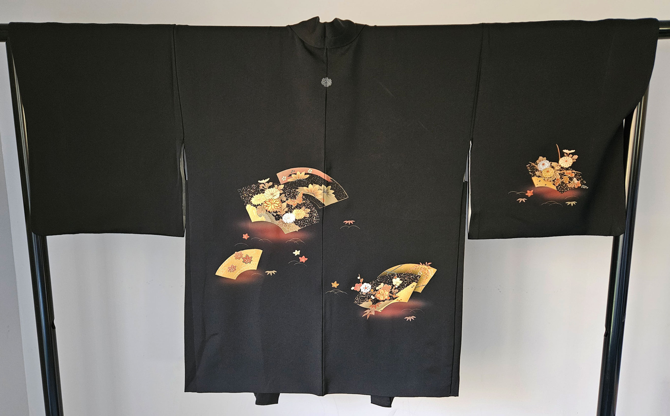 Vintage Japanese Kimono - Silk Kimono Jacket- Haori- Kimono Jacket KY656