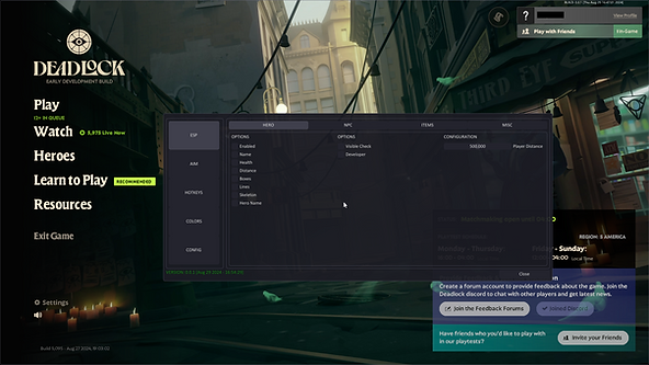 deadlock walhack menu