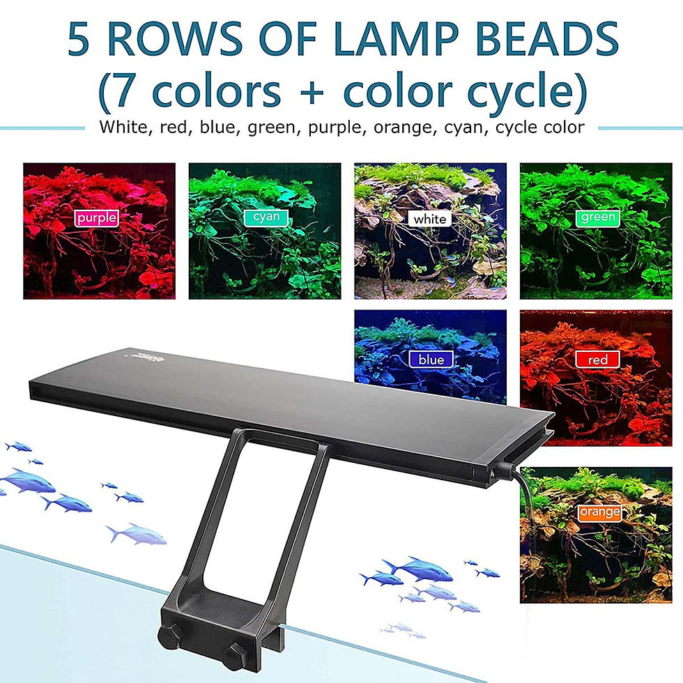 Thumbnail: Hygger full spectrum clip on aquarium light 45cm
