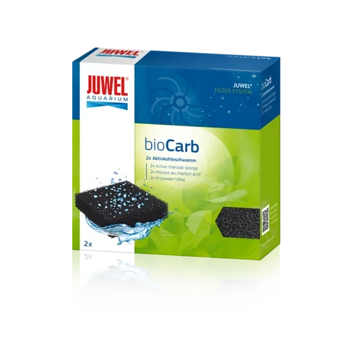 Spugna Al Carbone Attivo Juwel BioCarb Misura L - Per Acqua Cristallina, Assorbe Odori E Inquinanti, Per Acquari Dolce E Marino