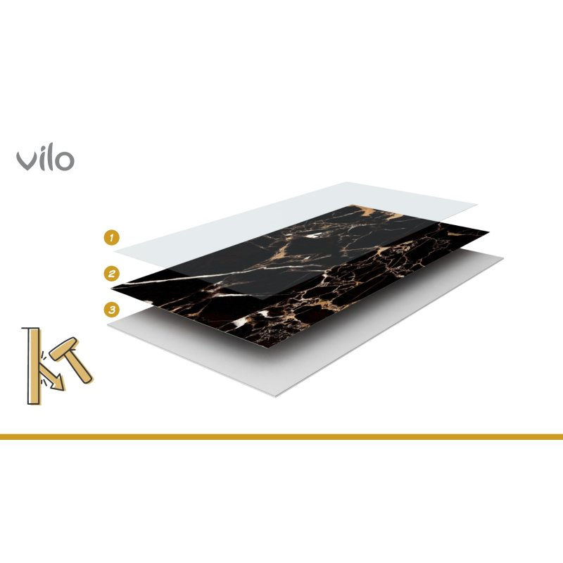 Miniatură: Panou de perete SPC 30x60 cm, DARK STONE, pachet 13 buc., arie 2.34 m²