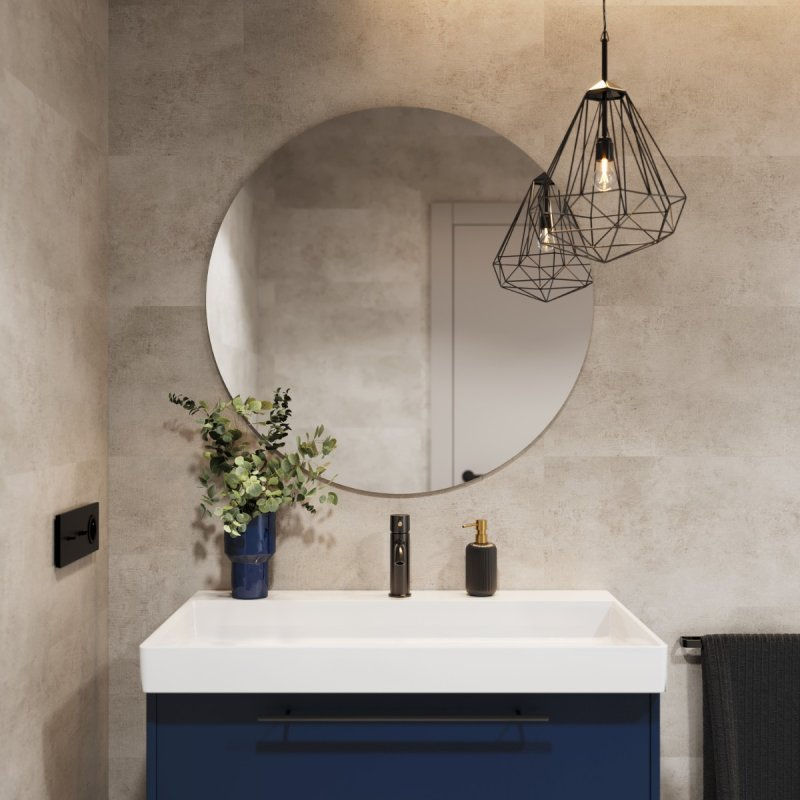 Miniatură: Panou de perete SPC 60x120 cm, CONCRETE BEIGE, pachet 4 buc., arie 2.88 m²