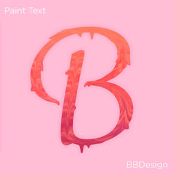 paint text