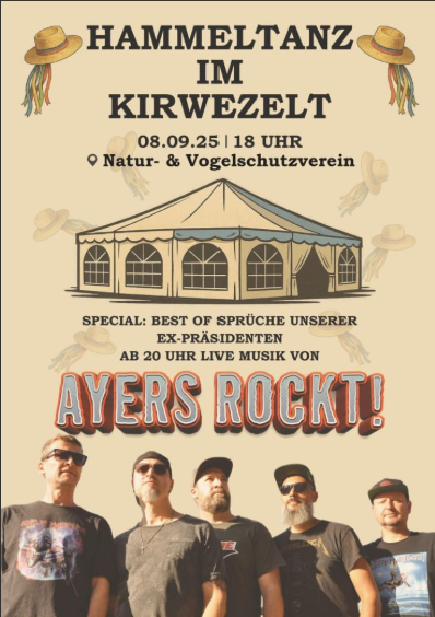 Hammeltanz im Kirwezelt