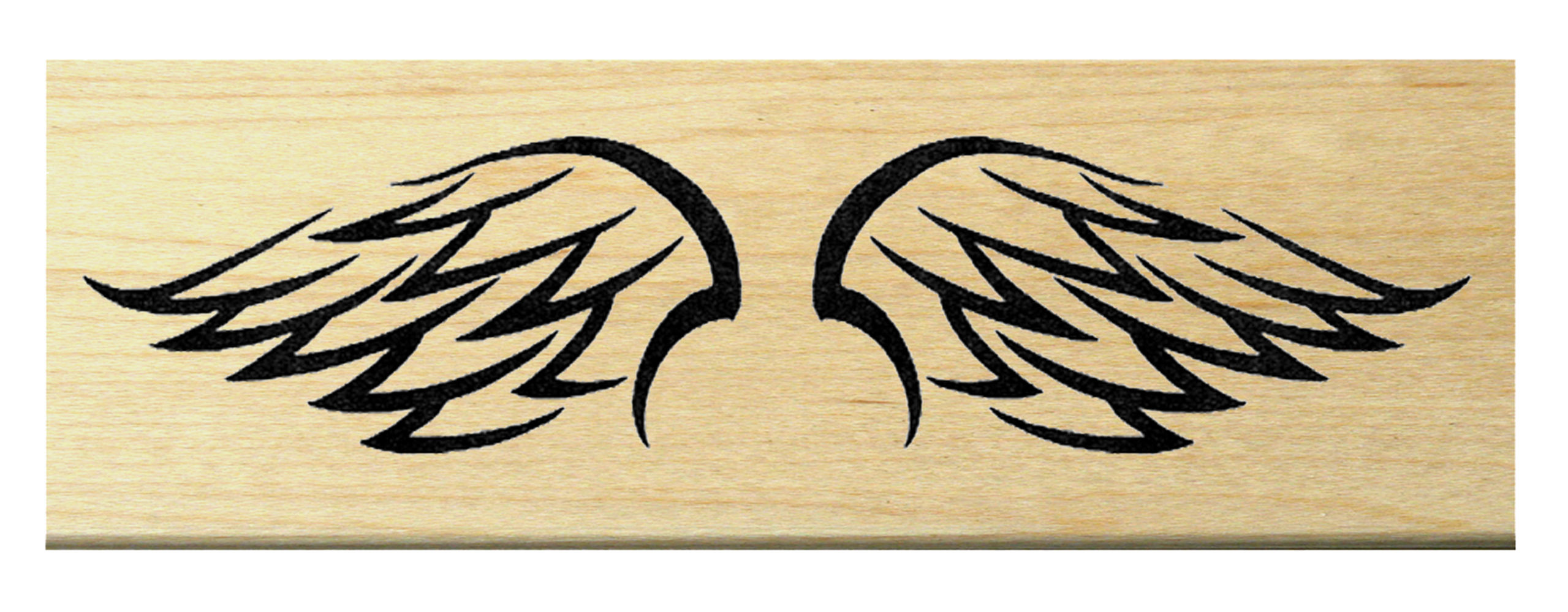 P19 Wings  Rubber Stamp