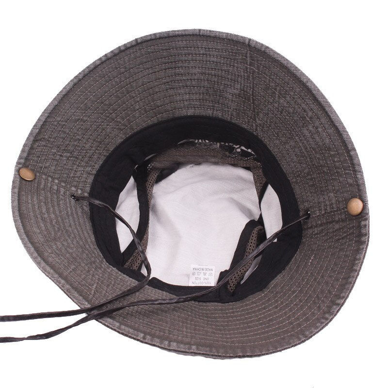 Thumbnail: XdanqinX Men's Hat Summer Mesh Breathable Retro 100% Cotton