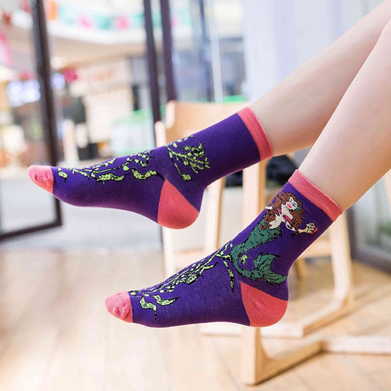 Thumbnail: Women's Cotton Funny Socks