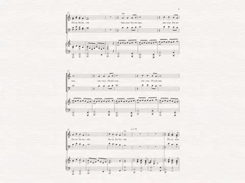 Miniaturbild: Die Josefsmesse (SATB & Orgel/Klavier)