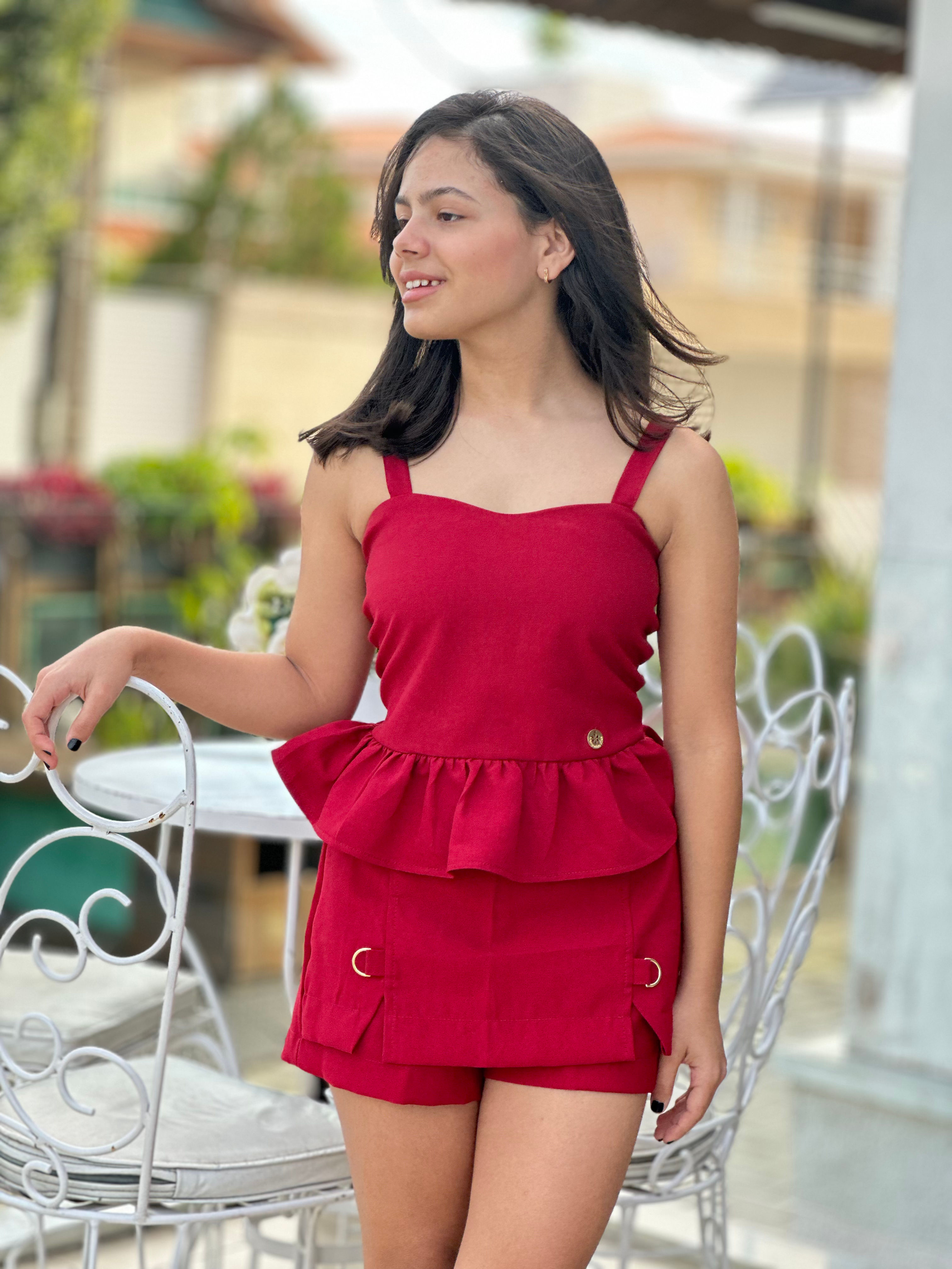 Conjunto shorte saia LAYLA