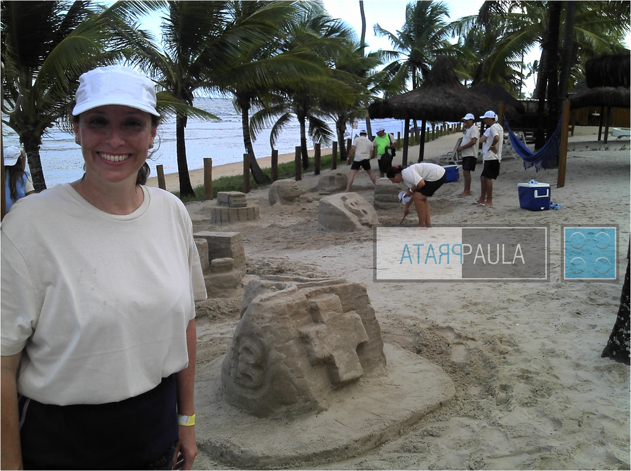 Atividade com escultura em Areia