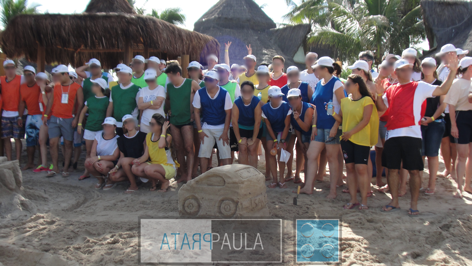 Atividade com escultura em Areia