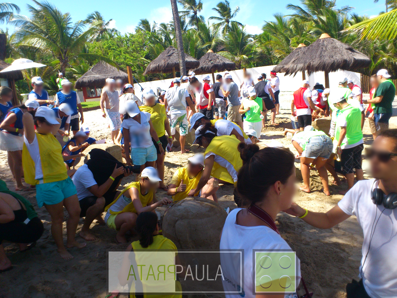 Atividade com escultura em Areia