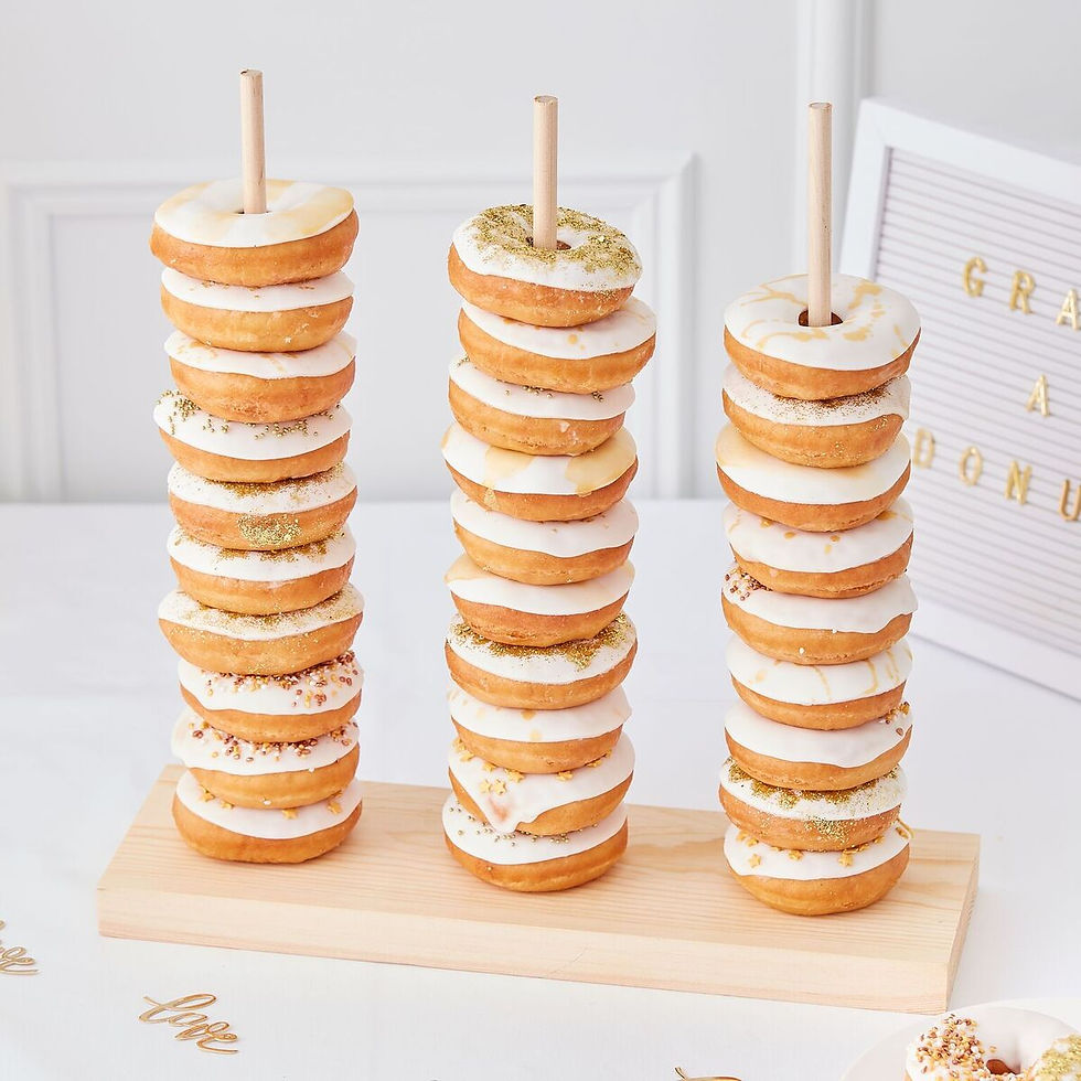 Wooden Donut Stacker