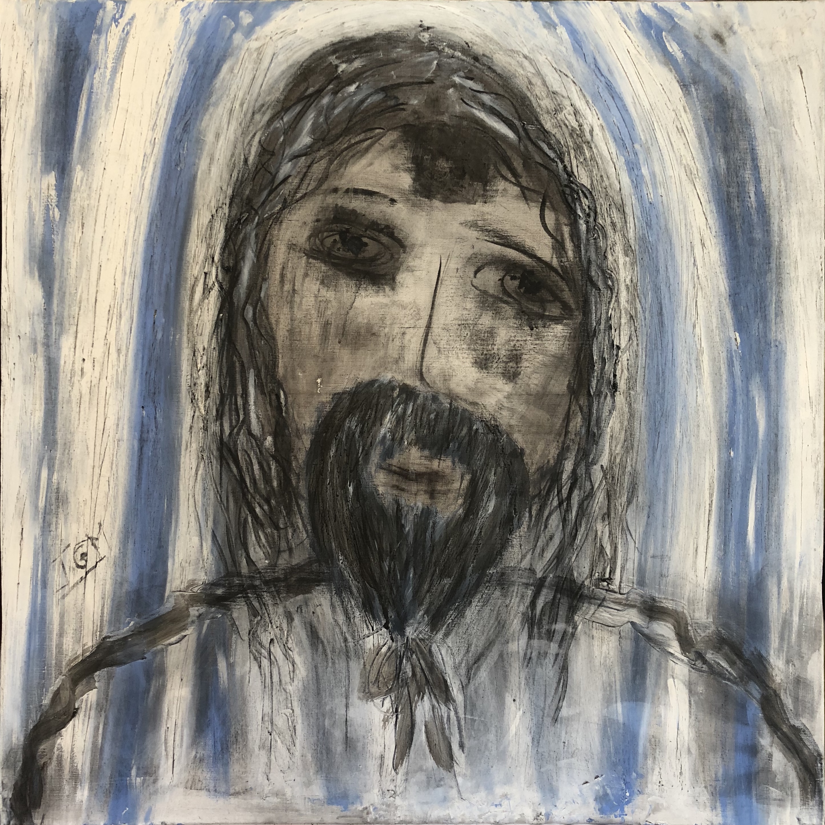 Untitled,80x80cm, huile, 2014
