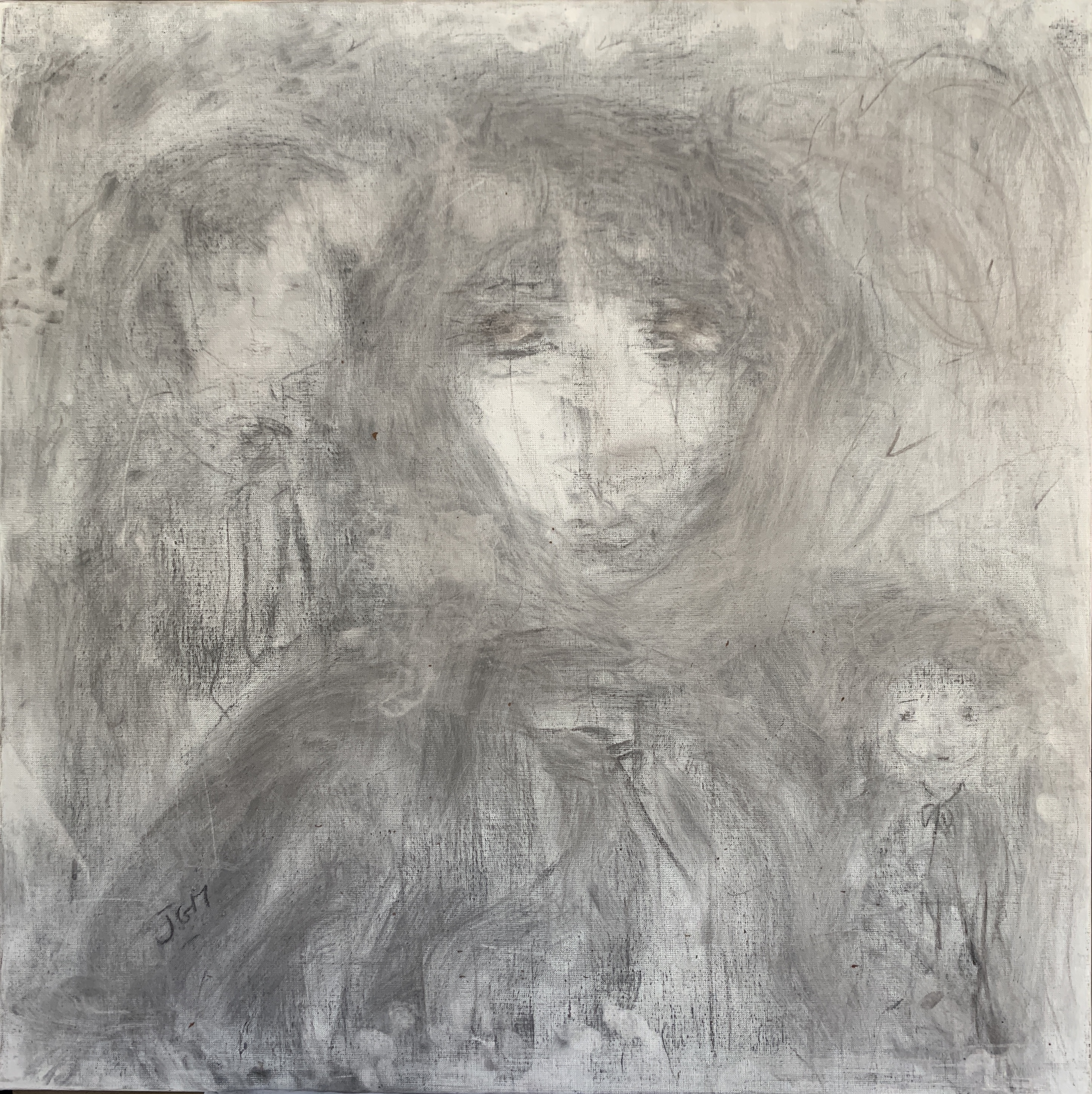 untitled 80x80 oil painting 2010