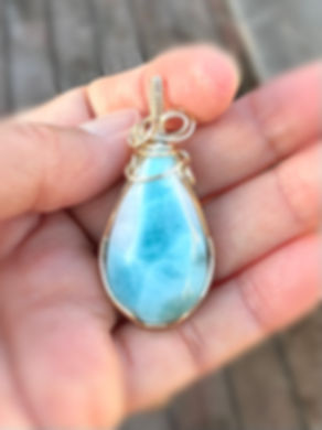 Larimar 1 ラリマーネックレス