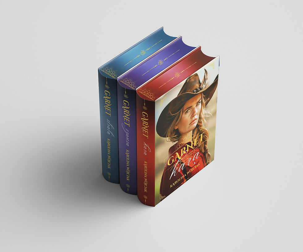 Miniatura: Garnet, książki w twardej oprawie