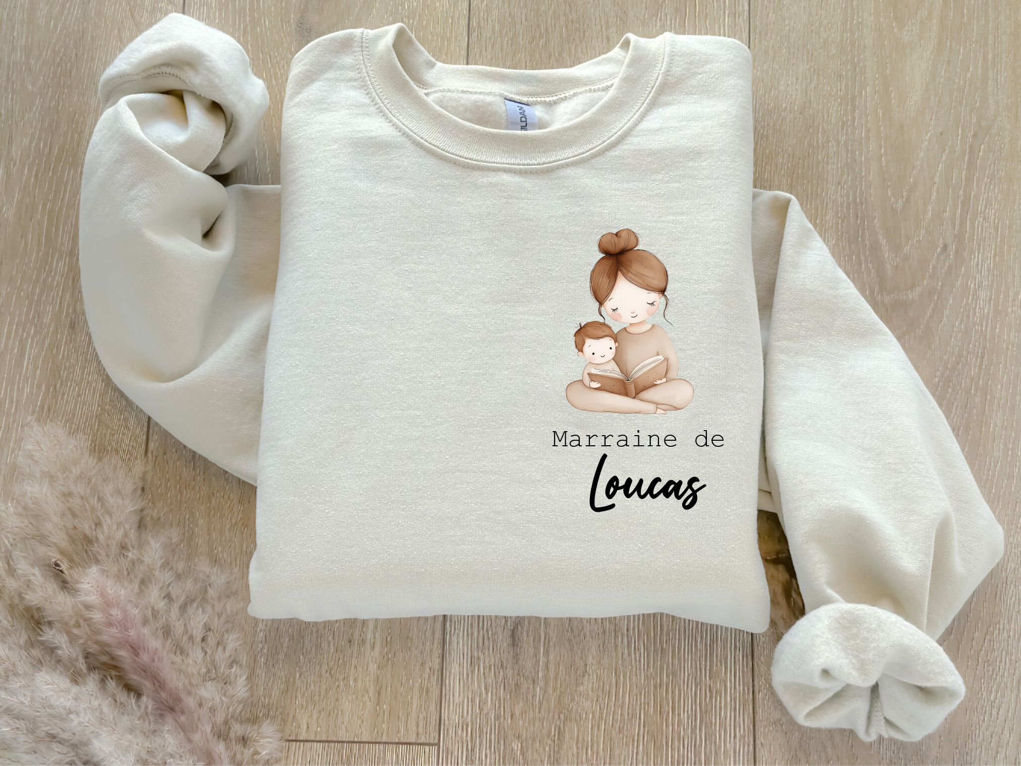 Pull "Marraine & bébé"