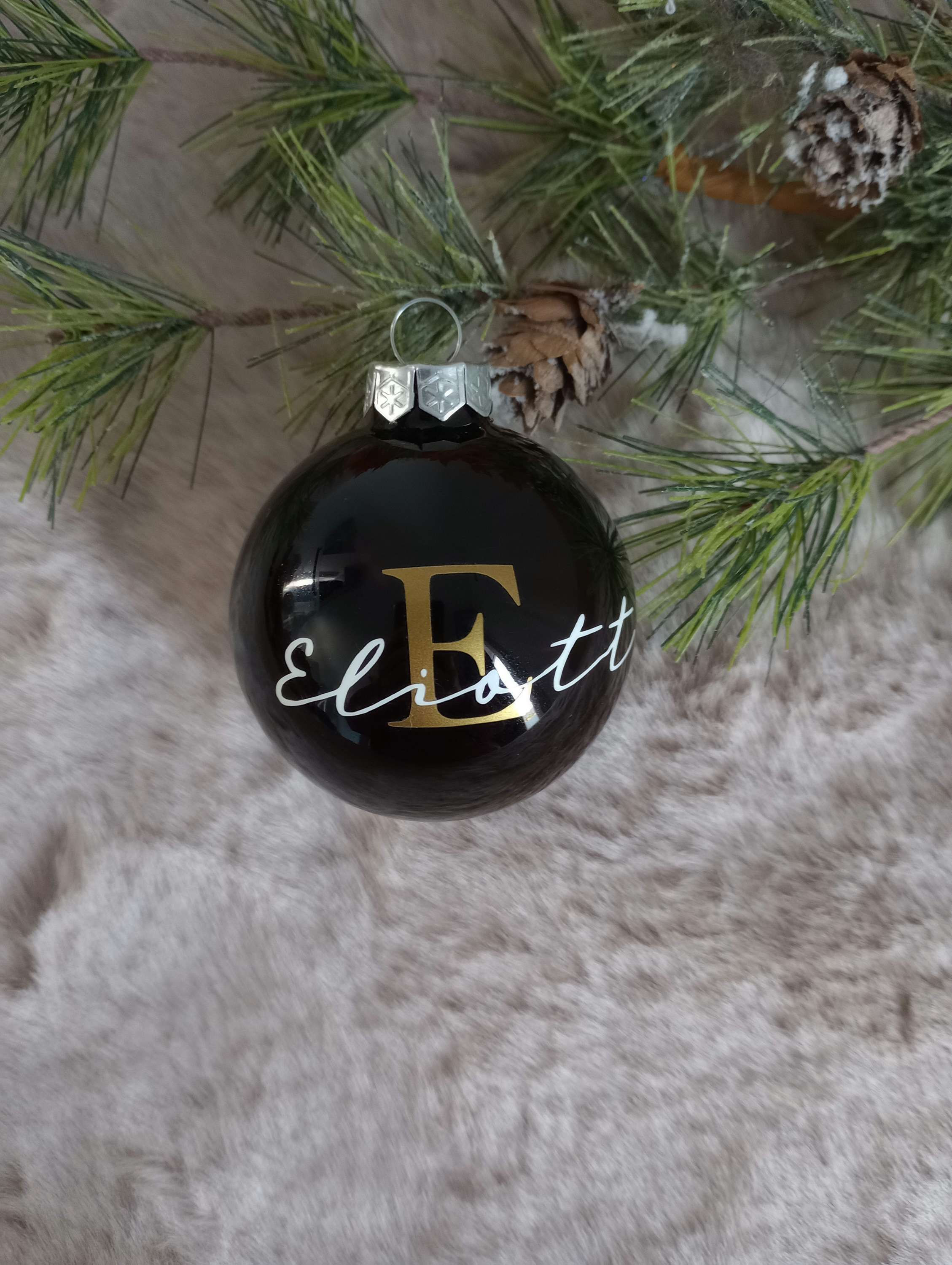 Boule de Noël brillante 