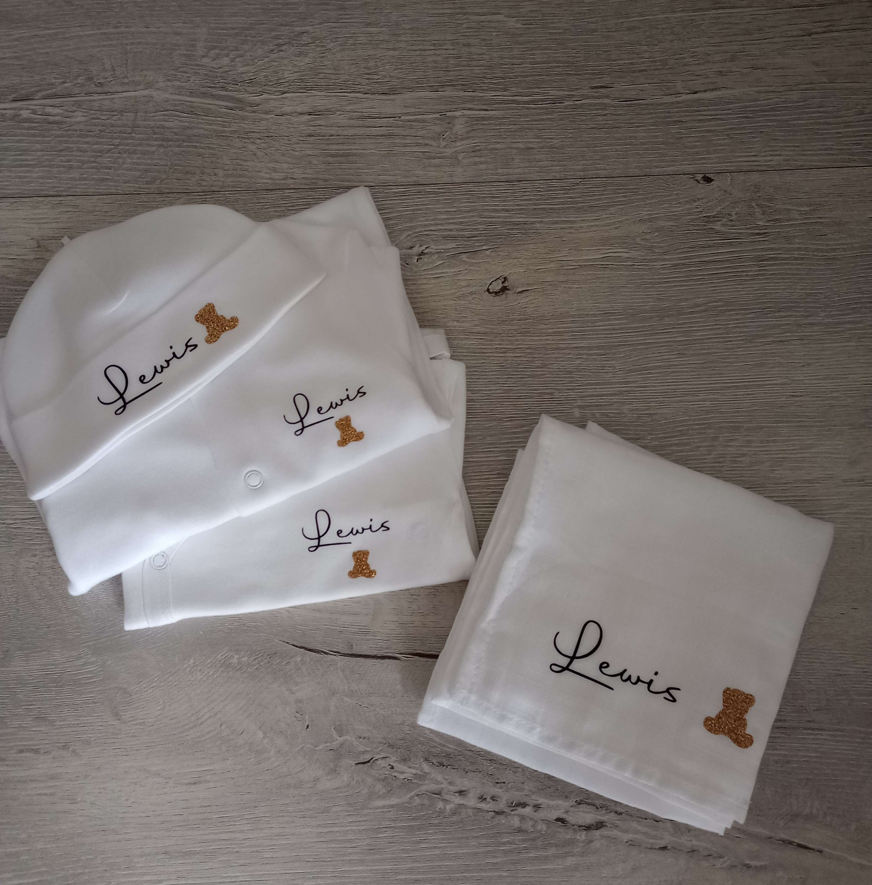 Ensemble 3 pièces "Ourson" 