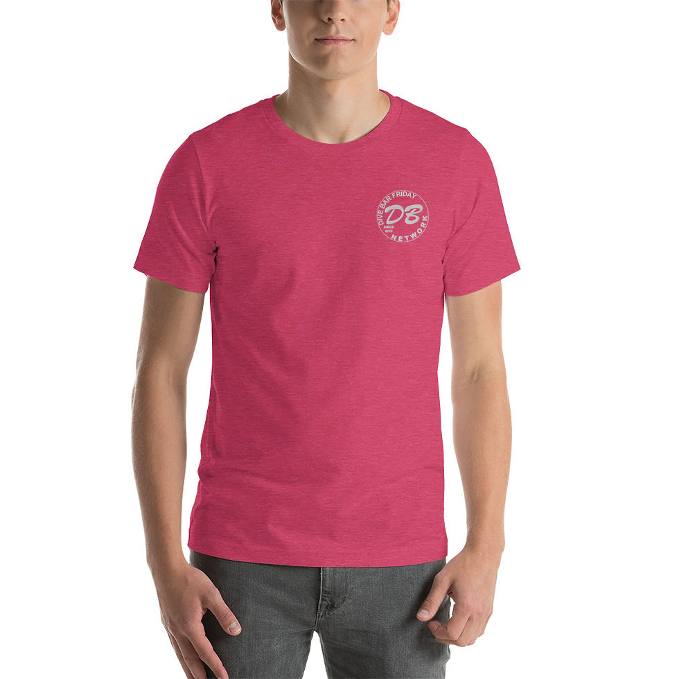 Thumbnail: Embroidered Dive Bar Friday Network Short-sleeve unisex t-shirt