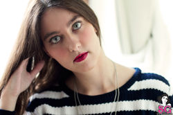 Green Eyes Blue Stripes