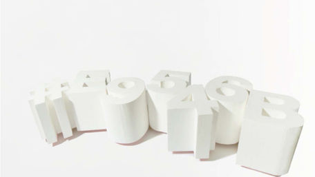 #E9546B　カラーコードの椅子　Color Code Chair