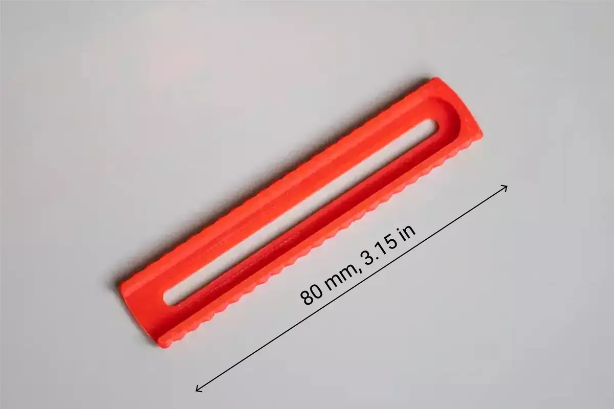 3D tištěný díl z PLA filamentu