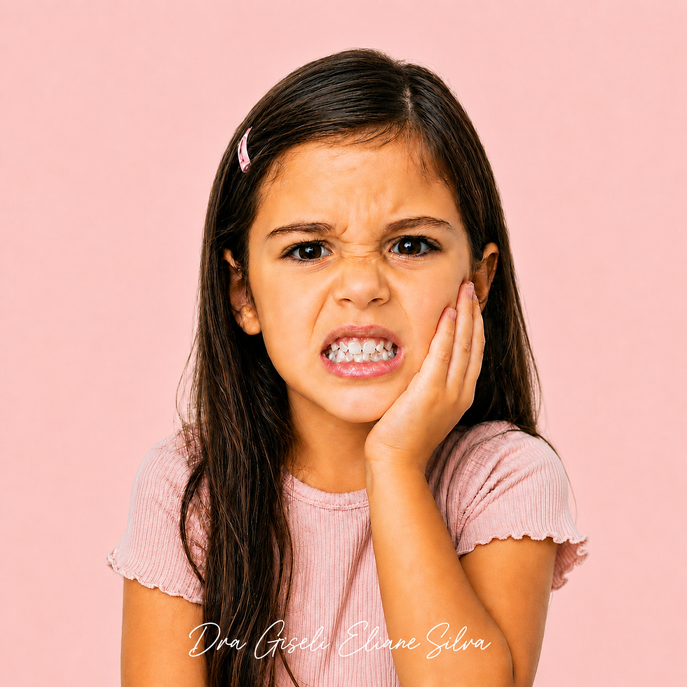 O bruxismo pode causar desconforto e desgaste nos dentes.