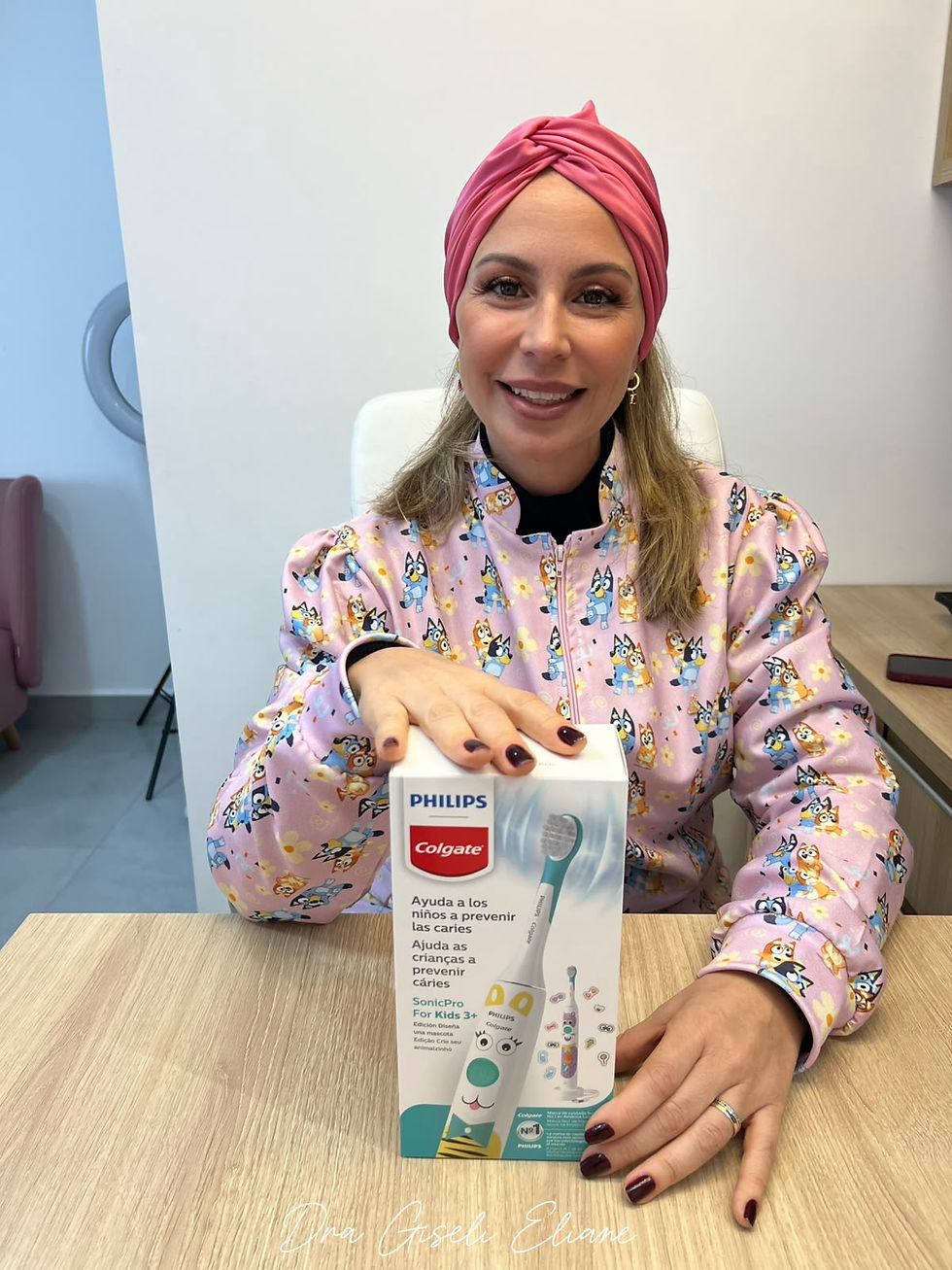 Escova elétrica infantil limpa melhor que a escova comum?