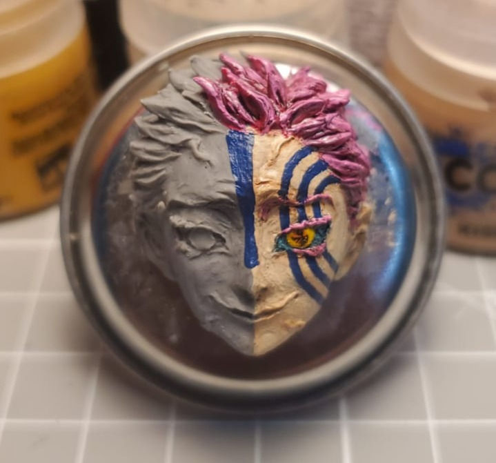 角色頭像雕塑 － 鬼源之刃 猗窩座