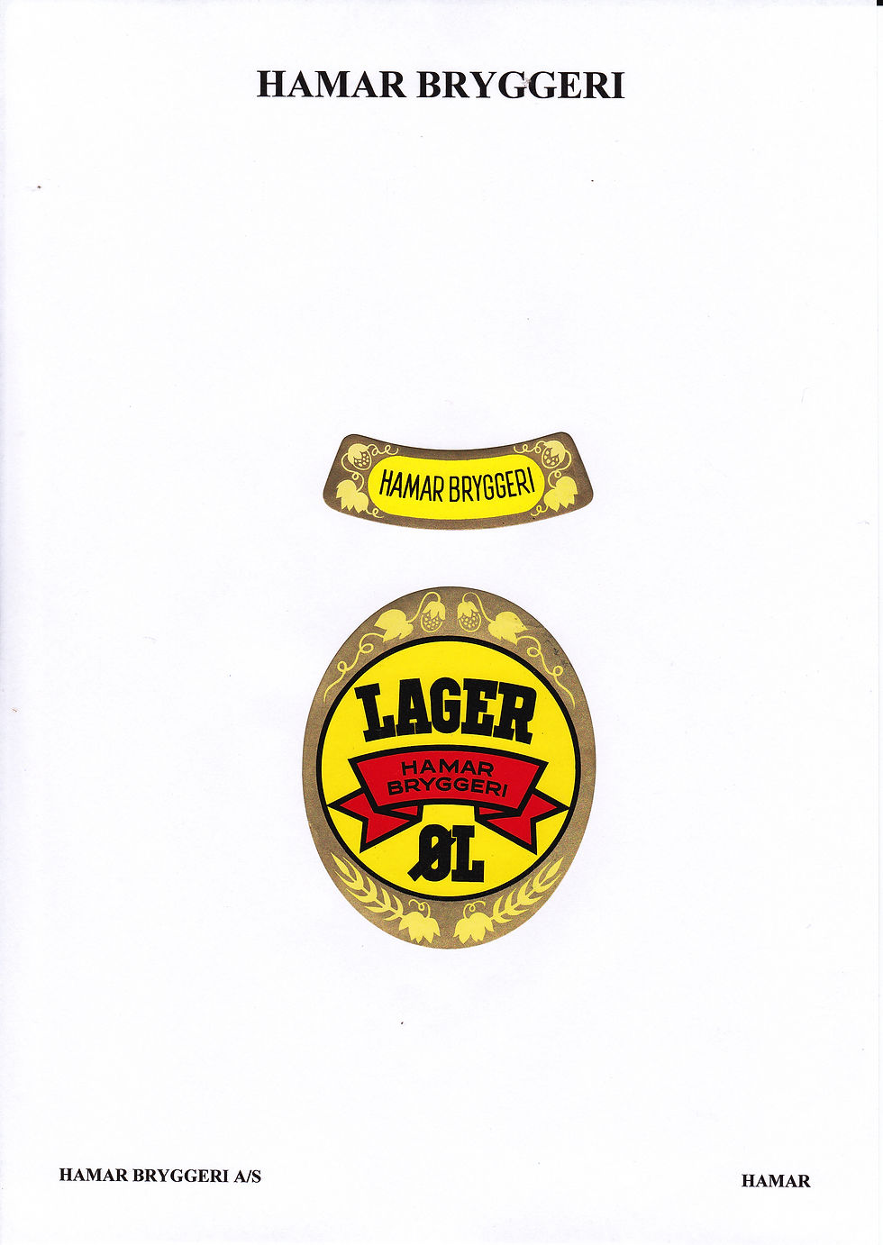Etikett Lager øl