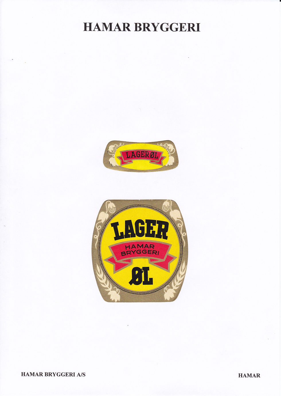 Etikett Lager øl