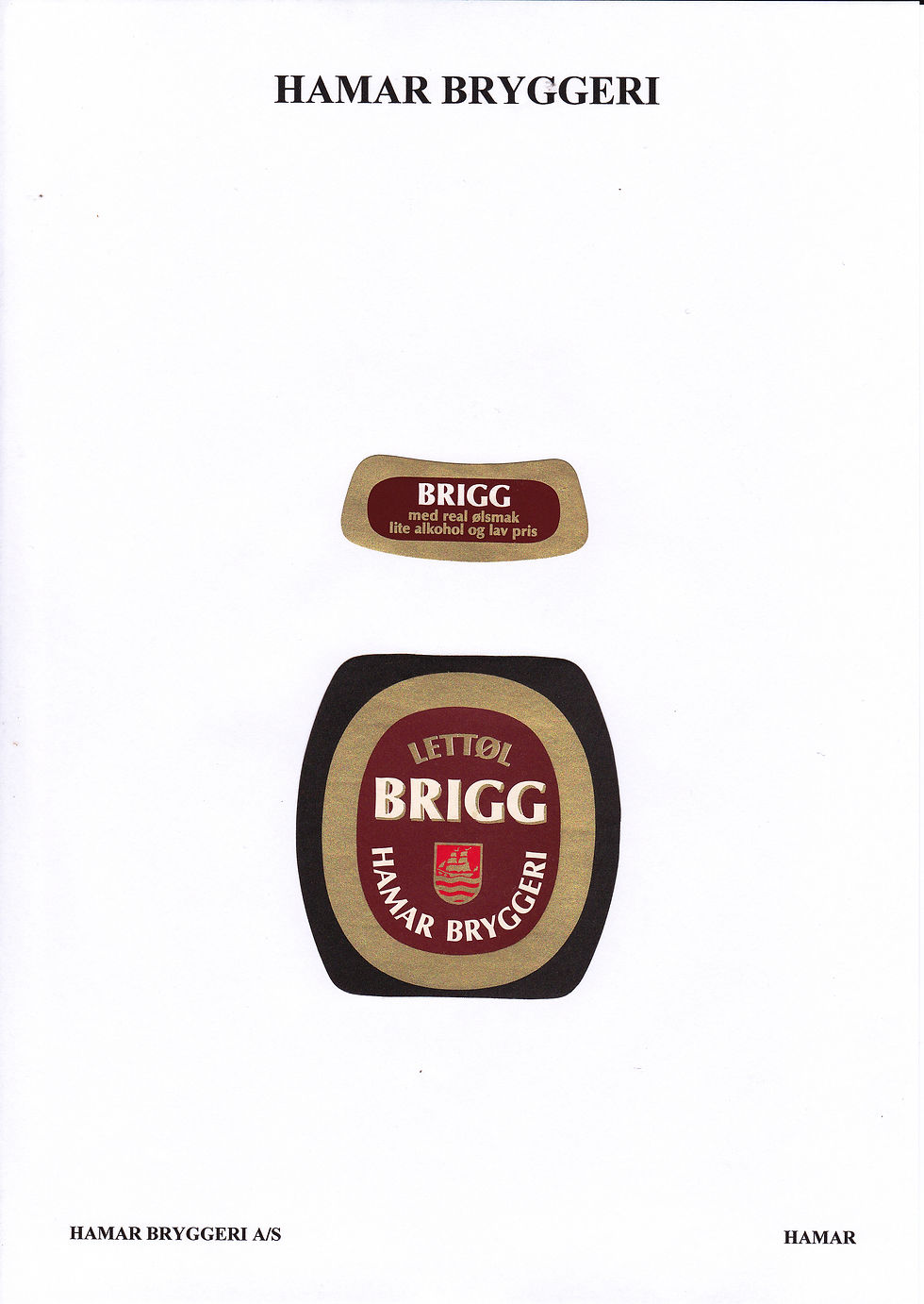 Etikett Brigg